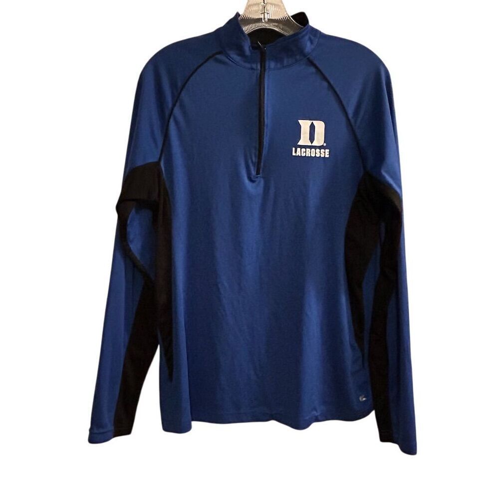 Duke Blue Devils Men's 1/4‎ Zip Pullover Jacket Blue Size S